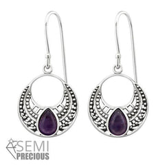 Ethnic Earrings Silver