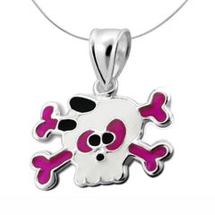 Children's Silver Skull Pendant