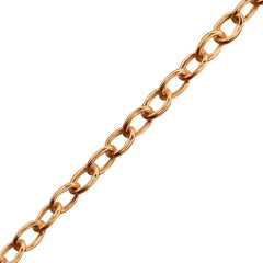 45cm Rose Gold Silver Cable Chain