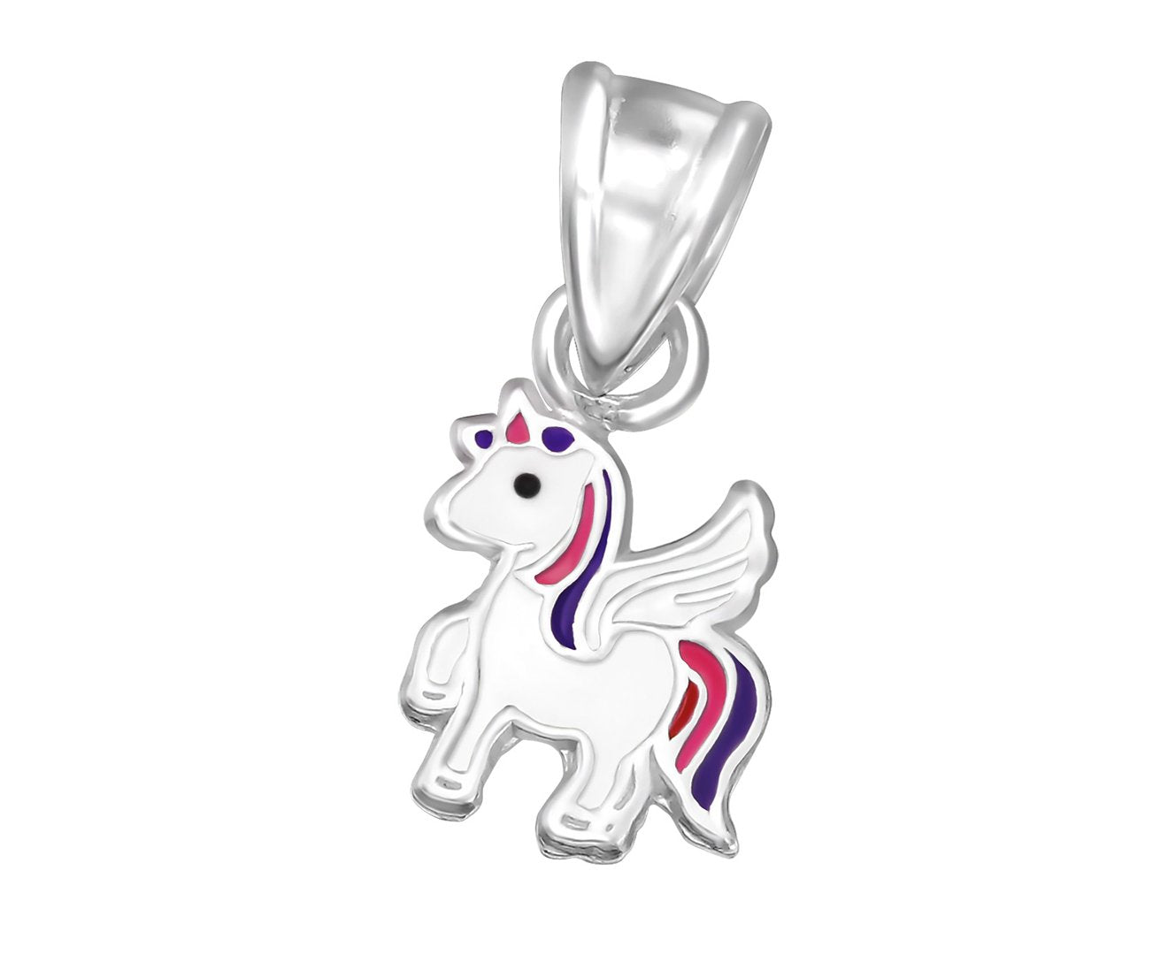 Children's Silver Unicorn Pendant
