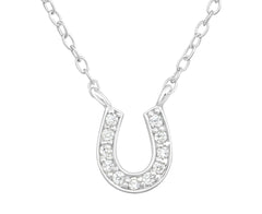 Sterling Silver Horseshoe Necklace