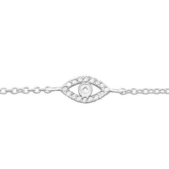 Evil Eye Cubic Zirconia Bracelet