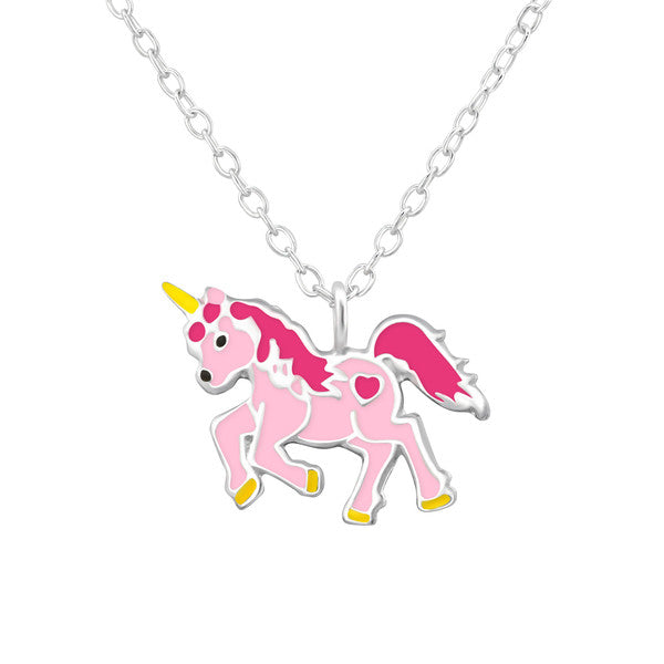 Children's Silver Unicorn Necklace