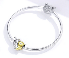 Angel and Devil Heart Charm