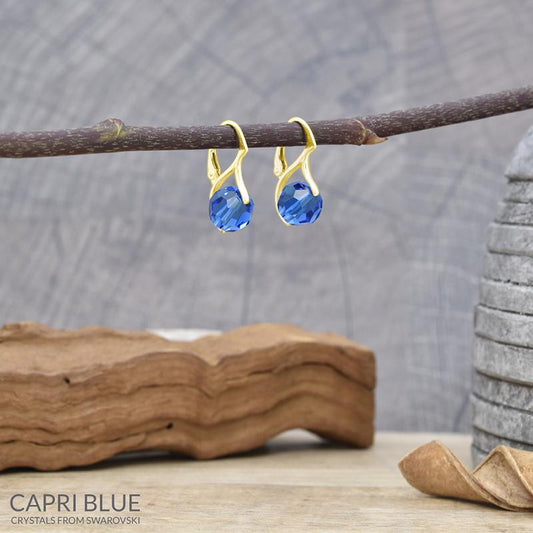 24K Gold Capri Blue  Jewellery Set
