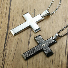 Bible Verse Cross Necklace