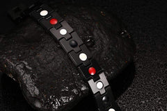 Black Magnetic Health Bracelet