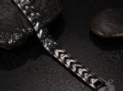 Black Magnetic Health Bracelet