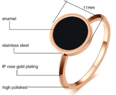 Beautiful Rose Gold Signet Ring for Women