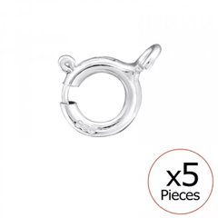 C-Lock Sterling Silver Clasp 5 Pcs Finding