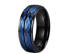 Blue Engagement Ring for Men