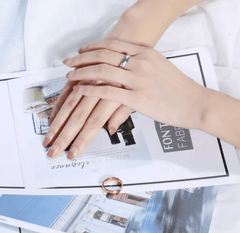 Classic Stainless Steel Personalized Wedding Ring