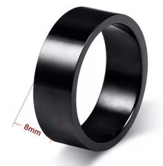 Black Wedding Engagement Ring for Men