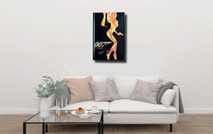 007 Sexy Girl Metal Tin Sign Poster