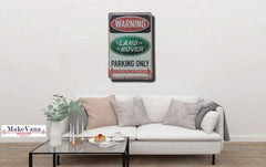 Land Rover Parking Metal Tin Sign Poster