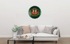 Erdinger Beer Cap Metal Tin Sign Poster