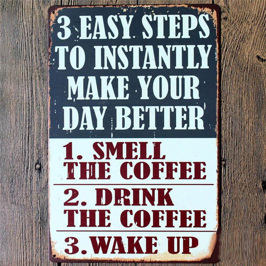 Coffee Quote Poster