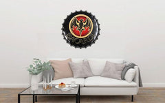 Bacardi Beer Cap Metal Tin Sign Poster