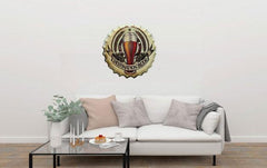 Destination Beer Cap Metal Tin Sign Poster