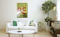 DON'T WORRY BE HAPPY Tin Wall Poster