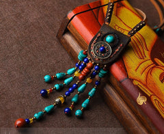 Tibetan Indian Pendant Necklace