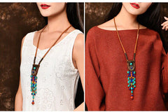 Tibetan Indian Pendant Necklace