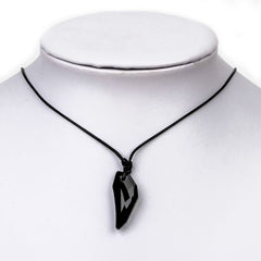 Antique Crystal Wolf Pendant Necklace Set