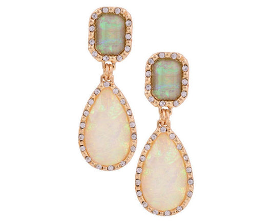 Art Deco Crystal Drop Earrings