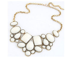 Link Chain - 4 Pairs - 4 colors Necklace Set