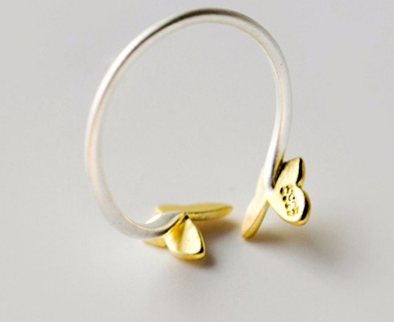 Gold Plated Summer Butterfly Toe Ring