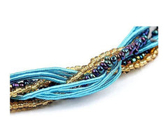 Handmade Retro Crystal Pendant Necklace