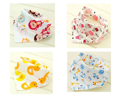 Triangle Twin Layered Cotton Baby Bibs Set