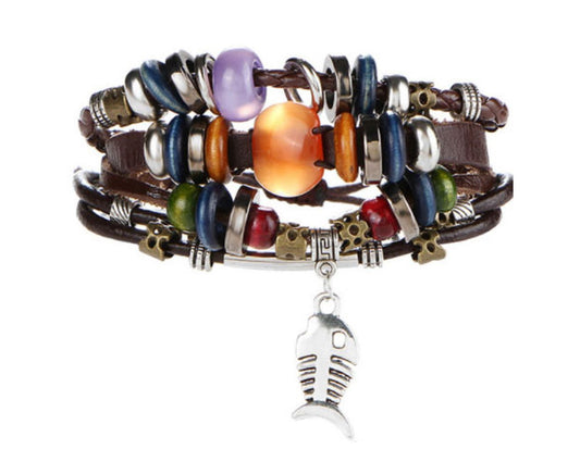 Geniune Leather Bracelet for Men and Women