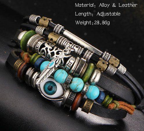 Evil Eye Bracelet for Men and Women