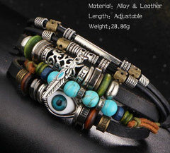 Evil Eye Bracelet for Men and Women