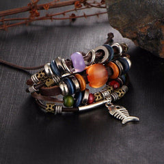 Geniune Leather Bracelet for Men and Women