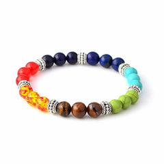 7 Rainbow Color Chakra Beads Bracelet