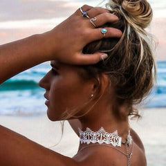 Boho Festival Choker Necklace