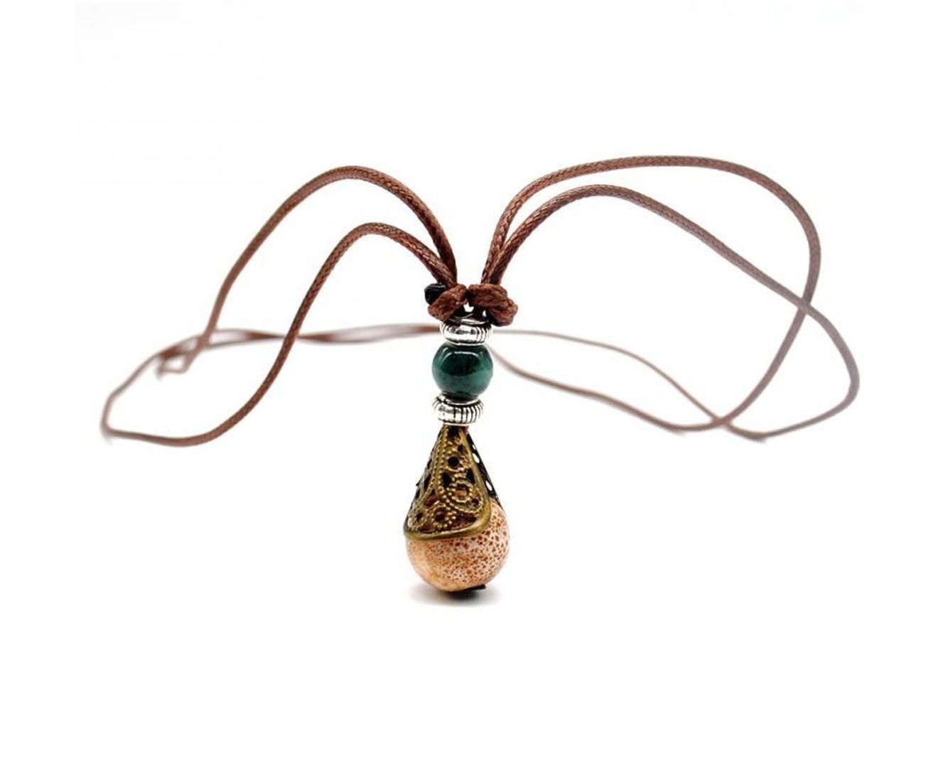 Thread Bead Necklace