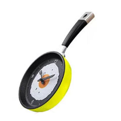 Creative Frying Pan Omelette Wall Clock
