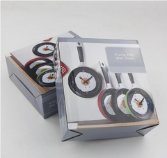 Creative Frying Pan Omelette Wall Clock