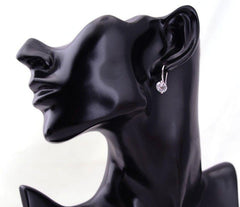 Diamond Crystal Drop Earrings For Women