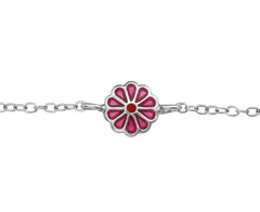 Children's Sterling Silver Flower Bracelet