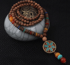 Ethnic Bodhi Beads with Star Talisman