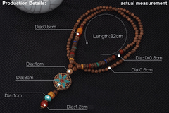 Ethnic Bodhi Beads with Star Talisman