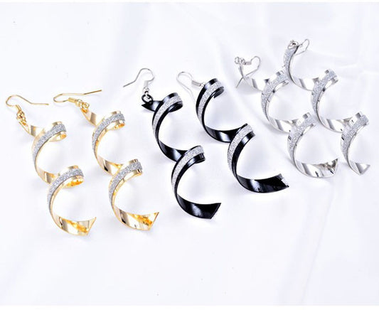 Fashion Spiral Earring for Women
