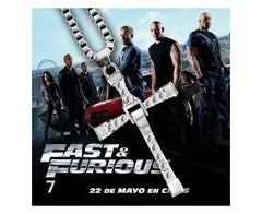 Fast and Furious- Cross Crystal  Pendant Necklace