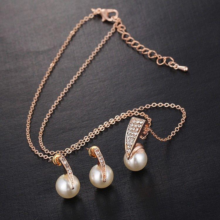 Pearl Gold Color Bridal Jewellery