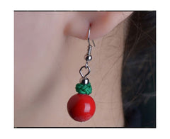 Handmade Oriental Composite Stone Earrings