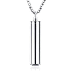 Steel Ash Holder Cremation Urn Necklace